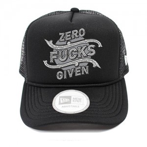 Dragstrip Zero Fucks Given Flip Trucker Cap